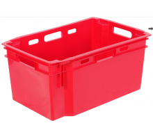 Харчовий пластиковий ящик 600x400x270 N6427-1040