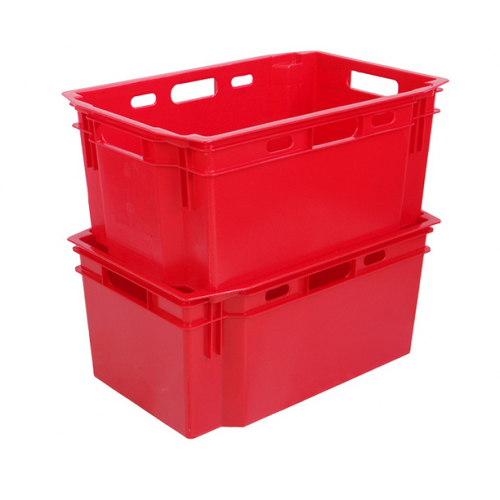 Харчовий пластиковий ящик 600x400x270  N6427-1040