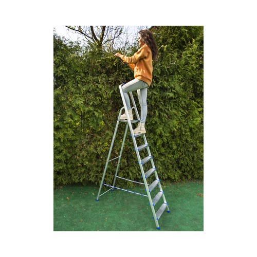 Алюмінієва одностороння стрем'янка 8 сходинок VIRASTAR NOVA