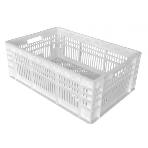 Харчовий пластиковий ящик 600x400x220