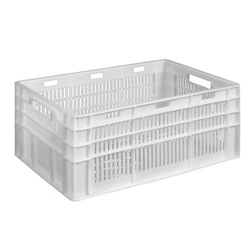 Харчовий пластиковий ящик 600x400x260