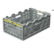 Харчовий пластиковий ящик 600x400x230 складний F6423-3040