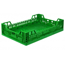 Харчовий пластиковий ящик 600х400х140 F6414-3100 складаний