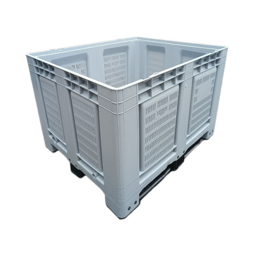 Харчовий пластиковий контейнер 1200x1000x800 перфорований