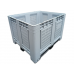 Харчовий пластиковий контейнер 1200x1000x800 перфорований