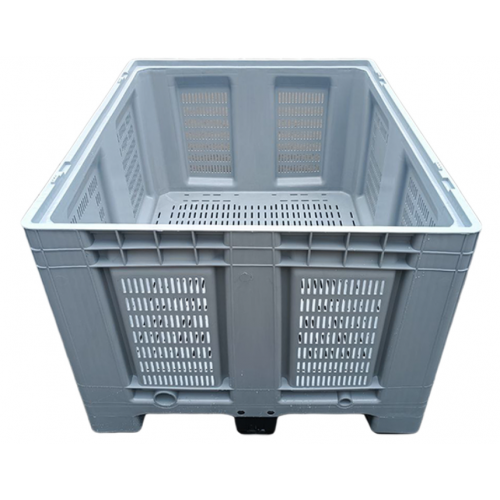 Харчовий пластиковий контейнер 1200x1000x800 перфорований