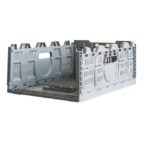 Харчовий пластиковий ящик 600x400x230 складний