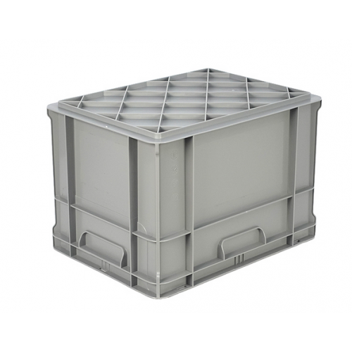 Харчовий пластиковий ящик 400x300x270 контейнер